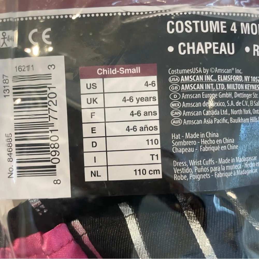 Gangster Doll child costume S (4-6)